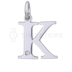 Strieborný prívesok s diamantom TS-PE-0026