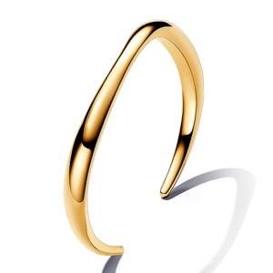 PANDORA ESSENCE pozlátený pevný otvorený náramok 563310C00