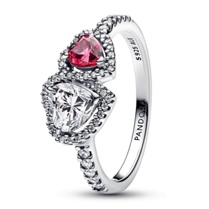 PANDORA halo prsteň Srdcia 193662C01