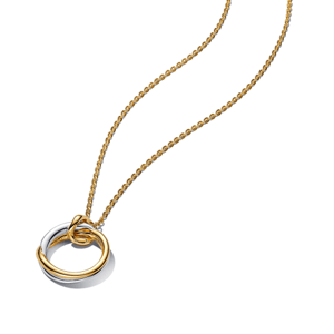 PANDORA ESSENCE pozlátený náhrdelník 363882C00