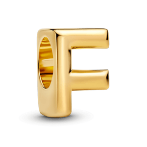 PANDORA pozlátená korálka písmeno F 763952C00